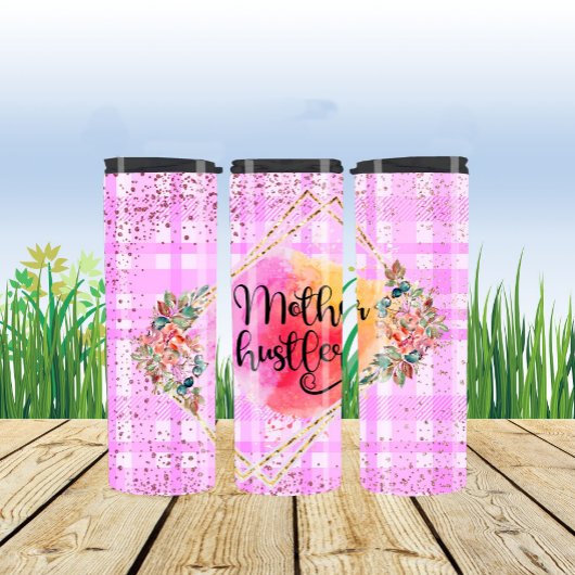 Bouteilles Isothermes Mère rose et or Hustler Maman