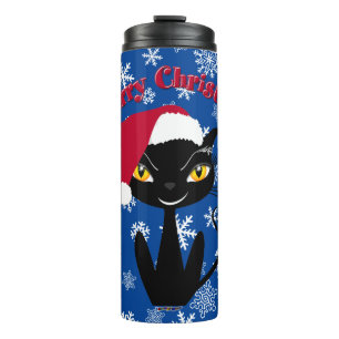 Bouteilles Isothermes Merry Christmas Kitty Cat
