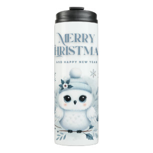 Bouteilles Isothermes Merry Christmas Owl