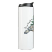 Bouteilles Isothermes Merry Christmas Sea Turtle (Tourné sur la gauche)