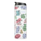 Bouteilles Isothermes Mes Affirmations Bibliques quotidiennes (Tourné sur la droite)