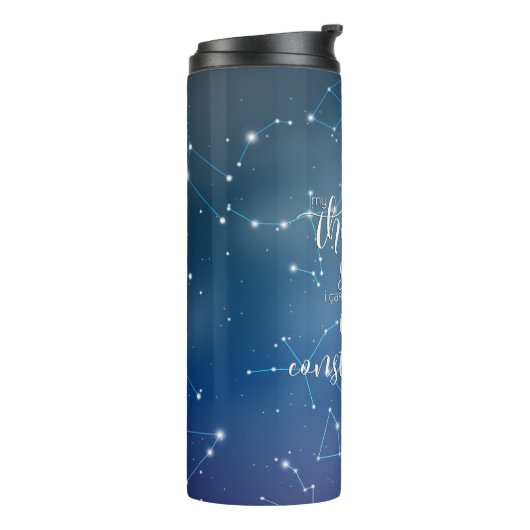 Bouteilles Isothermes Mes pensées sont des étoiles (Tourné sur la gauche)