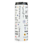 Bouteilles Isothermes Messages d'inspiration Paruline thermique (Dos)