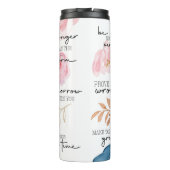 Bouteilles Isothermes Messages d'inspiration Paruline thermique (Dos)