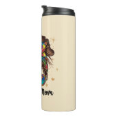 Bouteilles Isothermes Messy Bun Fier Autisme Maman (Tourné sur la droite)