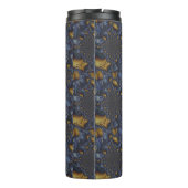 Bouteilles Isothermes Métal Moulé or et argent bleu (Dos)