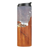 Bouteilles Isothermes Métal rustique : Texture Vintage en Fer. (Tourné sur la gauche)