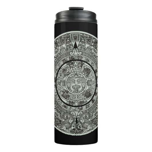 Bouteilles Isothermes Mexicaine Aztec Sun Stone Maya Calendrier 1 (Devant)