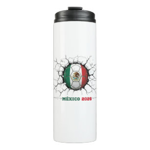 Bouteilles Isothermes "Mexique 2026 : Fierté Élégante & Esprit Irrésisti