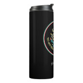 Bouteilles Isothermes Mexique, Drapeau Mexicain, Emblème (Tourné sur la gauche)