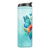 Bouteilles Isothermes MG Sensibilisation | Myasthenia Gravis Ribbon (Tourné sur la gauche)