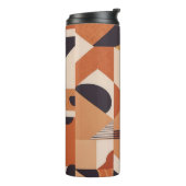 Bouteilles Isothermes Mi-siècle Design Nom et monogramme Couleurs chaude (Tourné sur la gauche)