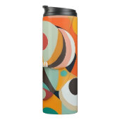 Bouteilles Isothermes Mid Century Art moderne Monogramme ou nom, géométr (Tourné sur la droite)