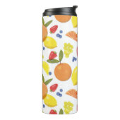 Bouteilles Isothermes Mid Mod Grungy Risograph Fruit Smoothie (Tourné sur la gauche)