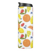 Bouteilles Isothermes Mid Mod Grungy Risograph Fruit Smoothie (Tourné sur la droite)