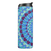 Bouteilles Isothermes Midnight Dreams Travel Blue Mandala Isolé (Tourné sur la gauche)