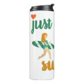 Bouteilles Isothermes Mignonne citation estivale Juste une fille qui aim (Tourné sur la gauche)