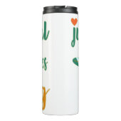 Bouteilles Isothermes Mignonne citation estivale Juste une fille qui aim (Dos)