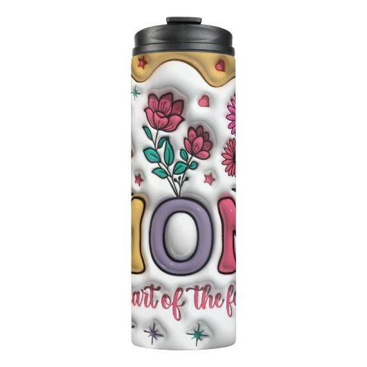 Bouteilles Isothermes Mignonne Fête de la Mère 3-D (Devant)