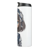 Bouteilles Isothermes mignonne jeune fille - thème anime (Tourné sur la droite)