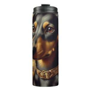 Bouteilles Isothermes Mignonne peinture Vintage Dachshund