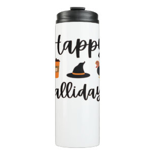 Bouteilles Isothermes Mignonne saison d'automne Joyeux Fallidays Thanksg