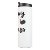 Bouteilles Isothermes Mignonne saison d'automne Joyeux Fallidays Thanksg (Tourné sur la droite)