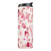 Bouteilles Isothermes Mignonnes Zones Rouges Roses Simples (Tourné sur la gauche)