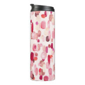 Bouteilles Isothermes Mignonnes Zones Rouges Roses Simples (Tourné sur la droite)
