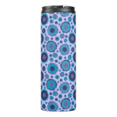 Bouteilles Isothermes Mignons motifs de soleils multicolores bleus (Dos)