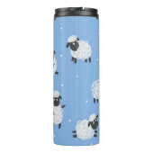 Bouteilles Isothermes Mignons moutons blancs : agneaux vintages. (Dos)