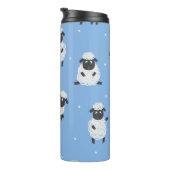 Bouteilles Isothermes Mignons moutons blancs : agneaux vintages. (Tourné sur la droite)