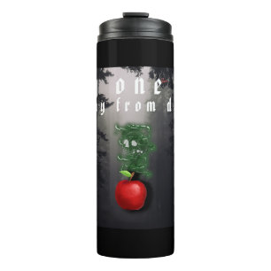 Bouteilles Isothermes Mikitiez crâne rouge toxique pomme vegan été