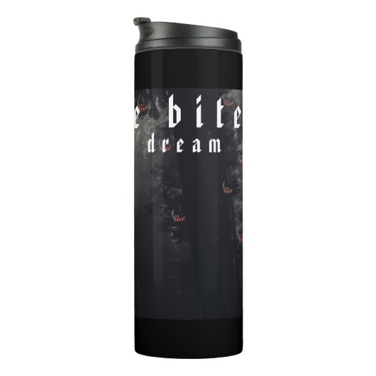 Bouteilles Isothermes Mikitiez crâne rouge toxique pomme vegan été (Tourné sur la droite)