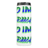 Bouteilles Isothermes Mikitiez océanique sirène venus bleu mer (Dos)