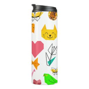 Bouteilles Isothermes Mikitiez origami cancer bijou d'été animal chat