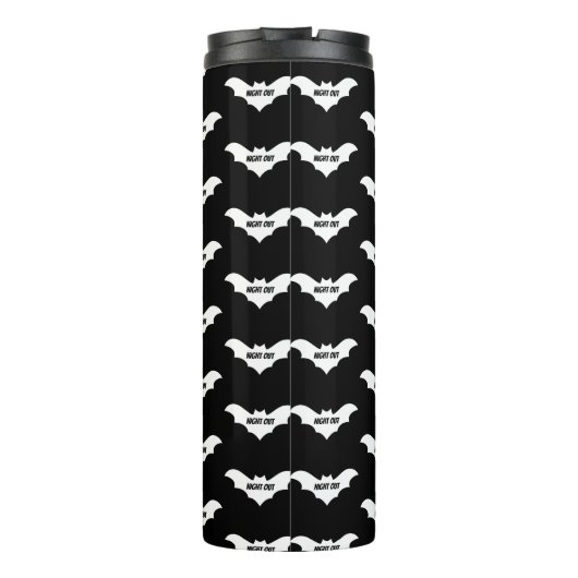 Bouteilles Isothermes Mikitiez super ghouls chauve-souris vacances nuit  (Dos)