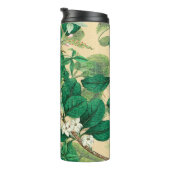 Bouteilles Isothermes Mini fleurs blanches avec motif feuille (Tourné sur la droite)