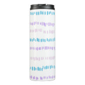 Bouteilles Isothermes Mini Motif Turquoise Violet Rose (Dos)