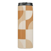 Bouteilles Isothermes Minimal Beige Geometric Thermal Tumbler (Dos)