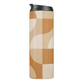 Bouteilles Isothermes Minimal Beige Geometric Thermal Tumbler (Tourné sur la droite)