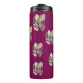 Bouteilles Isothermes Minimal Botanical Leaf Pattern (Devant)