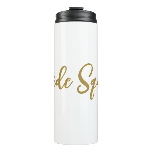 Bouteilles Isothermes minimale add your name text bridesmaid gijd (Devant)