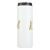 Bouteilles Isothermes minimale add your name text bridesmaid gijd (Dos)
