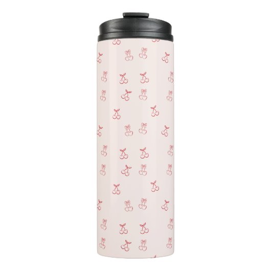 Bouteilles Isothermes Minimalisme de contour de cerise (Devant)