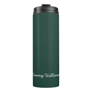 Bouteilles Isothermes Minimaliste Emerald Green Professionnel Simple