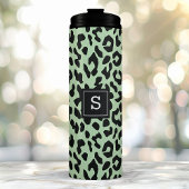 Bouteilles Isothermes Mint Leopard Poster de animal Motif Monogrammé