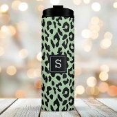 Bouteilles Isothermes Mint Leopard Poster de animal Motif Monogrammé