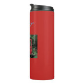 Bouteilles Isothermes Minuscule caravane rouge tzigane customisée (Tourné sur la droite)