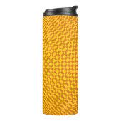 Bouteilles Isothermes "Mirage"| Jaune vif sur l'orange russet| (Tourné sur la gauche)